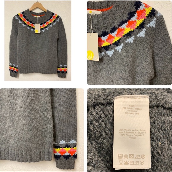 Boden Cordelia Fair Isle Sweater S - Picture 6 of 8
